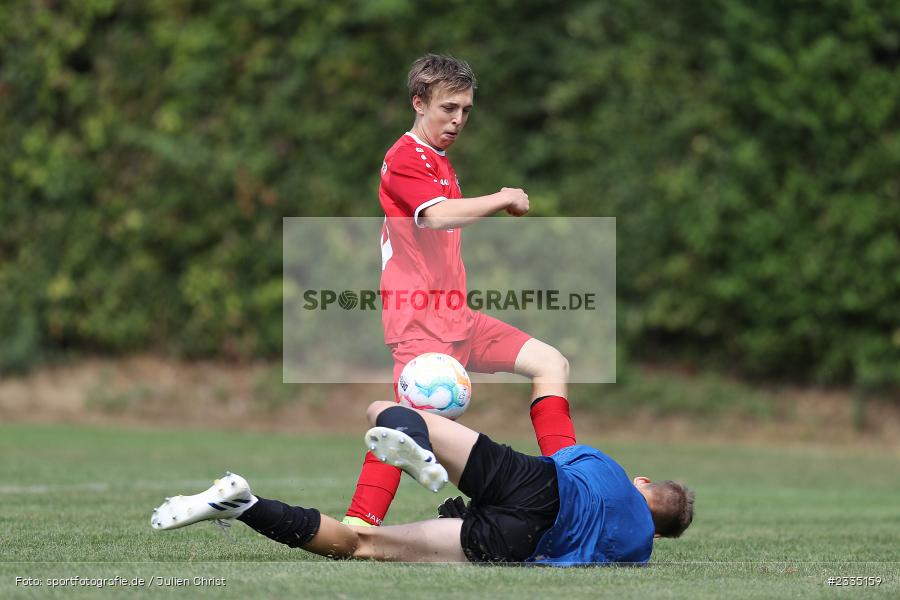 Wildbachsportanlage Nassig, Wertheim, 23.07.2022, bfv, sport, action, Fussball, Juli 2022, Saison 2022/2023, 9. Bühnenbau Wertheim Cup, U15, SG Nassig, FC Würzburger Kickers - Bild-ID: 2335159 Wildbachsportanlage Nassig, Wertheim, 23.07.2022, bfv, sport, action, Fussball, Juli 2022, Saison 2022/2023, 9. Bühnenbau Wertheim Cup, U15, SG Nassig, FC Würzburger Kickers - Bild-ID: 2335159