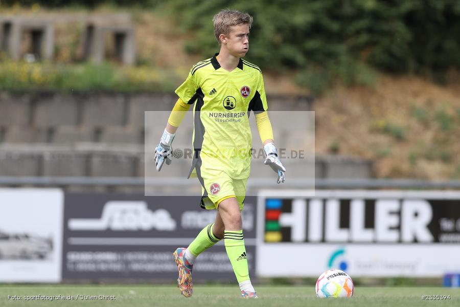 Wildbachsportanlage Nassig, Wertheim, 23.07.2022, bfv, sport, action, Fussball, Juli 2022, Saison 2022/2023, 9. Bühnenbau Wertheim Cup, U15, TSG 1899 Hoffenheim, 1. FC Nürnberg - Bild-ID: 2335394 Wildbachsportanlage Nassig, Wertheim, 23.07.2022, bfv, sport, action, Fussball, Juli 2022, Saison 2022/2023, 9. Bühnenbau Wertheim Cup, U15, TSG 1899 Hoffenheim, 1. FC Nürnberg - Bild-ID: 2335394