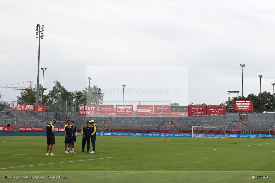 LED, Anzeigetafel, FLYERALARM Arena, Würzburg, 29.07.2022, BFV, sport, action, Fussball, Juli 2022, Saison 2022/2023, Regionalliga Bayern, FCP, FWK, FC Pipinsried, FC Würzburger Kickers - Bild-ID: 2335435