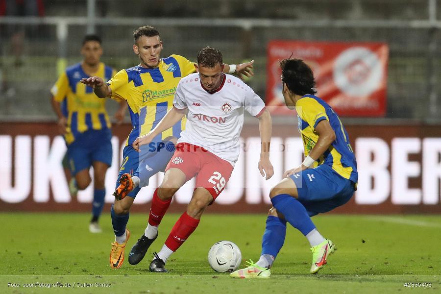 Franz Helmer, FLYERALARM Arena, Würzburg, 29.07.2022, BFV, sport, action, Fussball, Juli 2022, Saison 2022/2023, Regionalliga Bayern, FCP, FWK, FC Pipinsried, FC Würzburger Kickers - Bild-ID: 2335453 Franz Helmer, FLYERALARM Arena, Würzburg, 29.07.2022, BFV, sport, action, Fussball, Juli 2022, Saison 2022/2023, Regionalliga Bayern, FCP, FWK, FC Pipinsried, FC Würzburger Kickers - Bild-ID: 2335453