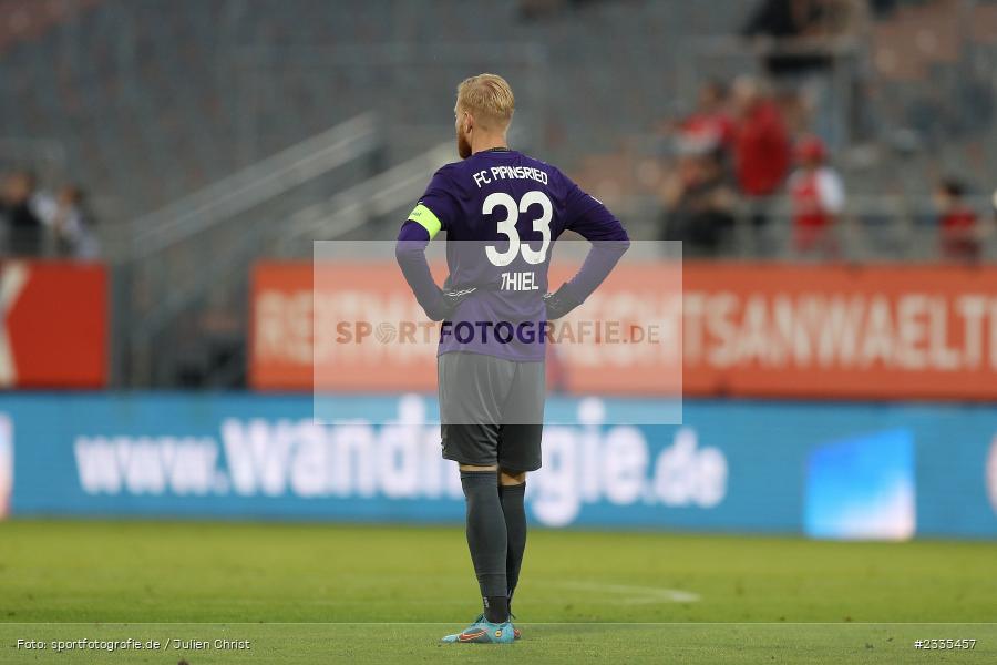 Felix Thiel, FLYERALARM Arena, Würzburg, 29.07.2022, BFV, sport, action, Fussball, Juli 2022, Saison 2022/2023, Regionalliga Bayern, FCP, FWK, FC Pipinsried, FC Würzburger Kickers - Bild-ID: 2335457 Felix Thiel, FLYERALARM Arena, Würzburg, 29.07.2022, BFV, sport, action, Fussball, Juli 2022, Saison 2022/2023, Regionalliga Bayern, FCP, FWK, FC Pipinsried, FC Würzburger Kickers - Bild-ID: 2335457