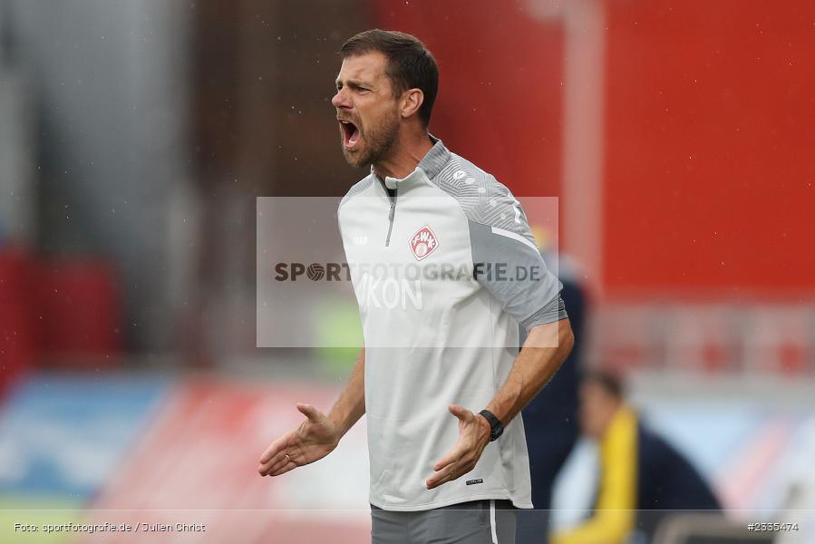 Marco Wildersinn, FLYERALARM Arena, Würzburg, 29.07.2022, BFV, sport, action, Fussball, Juli 2022, Saison 2022/2023, Regionalliga Bayern, FCP, FWK, FC Pipinsried, FC Würzburger Kickers - Bild-ID: 2335474