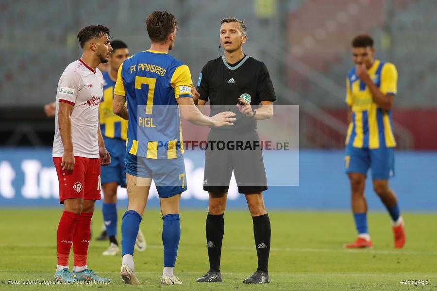 Thomas Stein, FLYERALARM Arena, Würzburg, 29.07.2022, BFV, sport, action, Fussball, Juli 2022, Saison 2022/2023, Regionalliga Bayern, FCP, FWK, FC Pipinsried, FC Würzburger Kickers - Bild-ID: 2335483
