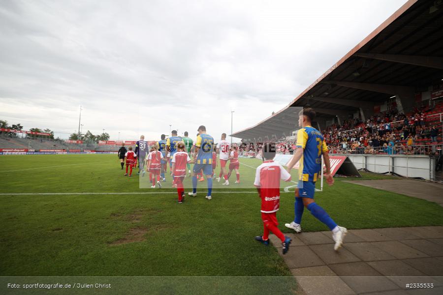 Einlaufkinder, Einlaufkids, FLYERALARM Arena, Würzburg, 29.07.2022, BFV, sport, action, Fussball, Juli 2022, Saison 2022/2023, Regionalliga Bayern, FCP, FWK, FC Pipinsried, FC Würzburger Kickers - Bild-ID: 2335533 Einlaufkinder, Einlaufkids, FLYERALARM Arena, Würzburg, 29.07.2022, BFV, sport, action, Fussball, Juli 2022, Saison 2022/2023, Regionalliga Bayern, FCP, FWK, FC Pipinsried, FC Würzburger Kickers - Bild-ID: 2335533