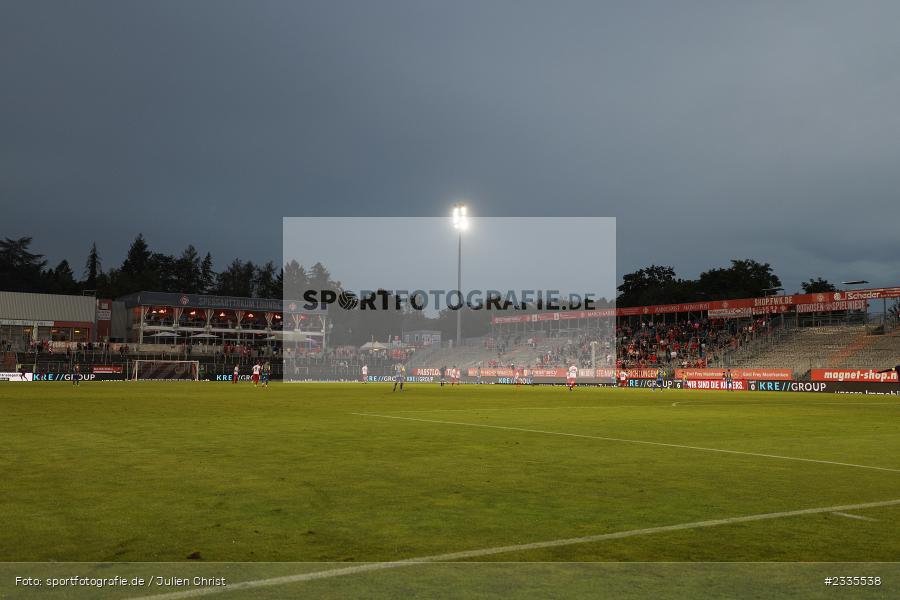 Flutlicht, FLYERALARM Arena, Würzburg, 29.07.2022, BFV, sport, action, Fussball, Juli 2022, Saison 2022/2023, Regionalliga Bayern, FCP, FWK, FC Pipinsried, FC Würzburger Kickers - Bild-ID: 2335538