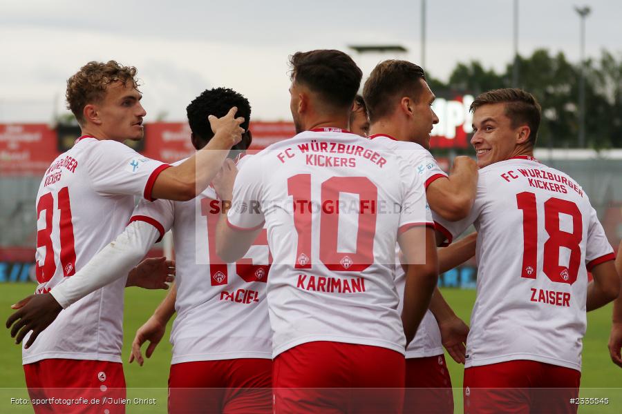 Tim Littmann, FLYERALARM Arena, Würzburg, 29.07.2022, BFV, sport, action, Fussball, Juli 2022, Saison 2022/2023, Regionalliga Bayern, FCP, FWK, FC Pipinsried, FC Würzburger Kickers - Bild-ID: 2335545