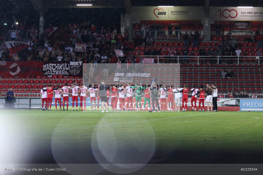 Team, Fans, FLYERALARM Arena, Würzburg, 29.07.2022, BFV, sport, action, Fussball, Juli 2022, Saison 2022/2023, Regionalliga Bayern, FCP, FWK, FC Pipinsried, FC Würzburger Kickers - Bild-ID: 2335549