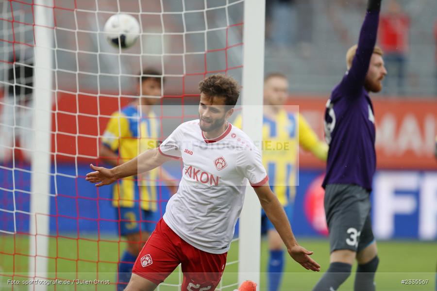 Daniel Hägele, FLYERALARM Arena, Würzburg, 29.07.2022, BFV, sport, action, Fussball, Juli 2022, Saison 2022/2023, Regionalliga Bayern, FCP, FWK, FC Pipinsried, FC Würzburger Kickers - Bild-ID: 2335567