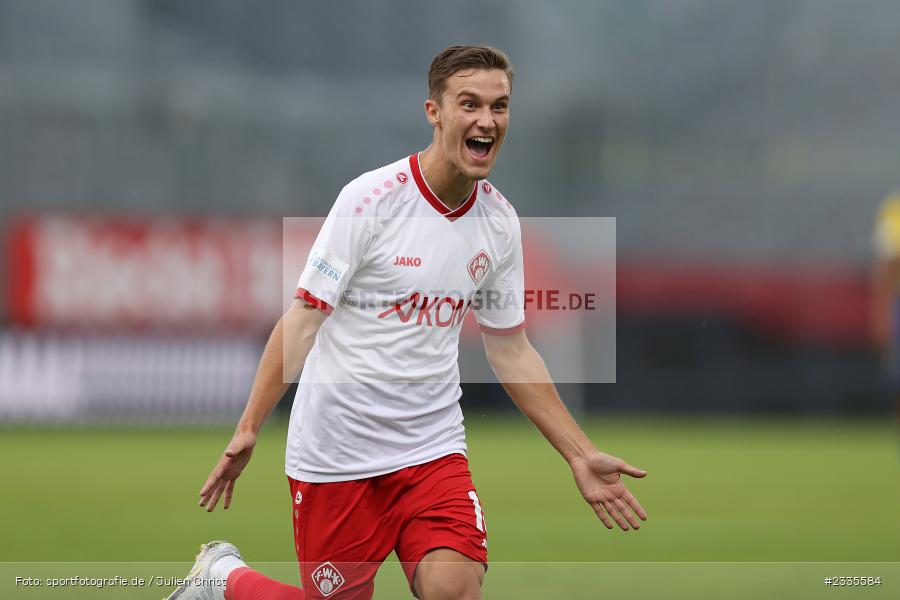 Maximilian Zaiser, FLYERALARM Arena, Würzburg, 29.07.2022, BFV, sport, action, Fussball, Juli 2022, Saison 2022/2023, Regionalliga Bayern, FCP, FWK, FC Pipinsried, FC Würzburger Kickers - Bild-ID: 2335584