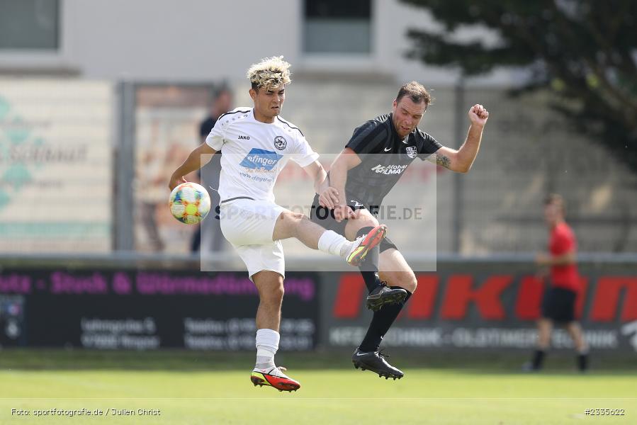 Maurice Kübert, Schömig Digitaldruck Arena, Rimpar, 30.07.2022, BFV, sport, action, Fussball, Juli 2022, Saison 2022/2023, Landesliga Nordwest, TSV, ASV, TSV Karlburg, ASV Rimpar - Bild-ID: 2335622