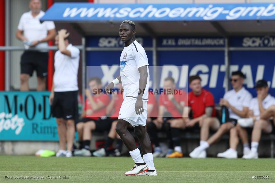 Mamadou Bah, Schömig Digitaldruck Arena, Rimpar, 30.07.2022, BFV, sport, action, Fussball, Juli 2022, Saison 2022/2023, Landesliga Nordwest, TSV, ASV, TSV Karlburg, ASV Rimpar - Bild-ID: 2335655