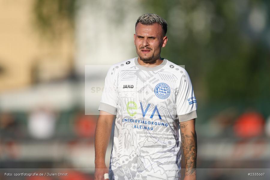 Gianluca Alessandro, Main-Echo Arena, Alzenau, 30.07.2022, HEL, sport, action, Fussball, Juli 2022, Saison 2022/2023, Lotto Hessenliga, SGE, FCB, Eintracht Frankfurt U21, FC Bayern Alzenau - Bild-ID: 2335667