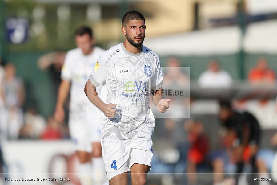 Serkan Pancar, Main-Echo Arena, Alzenau, 30.07.2022, HEL, sport, action, Fussball, Juli 2022, Saison 2022/2023, Lotto Hessenliga, SGE, FCB, Eintracht Frankfurt U21, FC Bayern Alzenau - Bild-ID: 2335684 Serkan Pancar, Main-Echo Arena, Alzenau, 30.07.2022, HEL, sport, action, Fussball, Juli 2022, Saison 2022/2023, Lotto Hessenliga, SGE, FCB, Eintracht Frankfurt U21, FC Bayern Alzenau - Bild-ID: 2335684