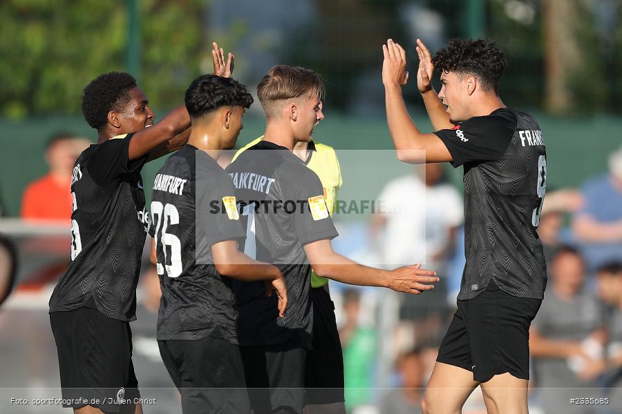 Ignacio Ferri Julia, Main-Echo Arena, Alzenau, 30.07.2022, HEL, sport, action, Fussball, Juli 2022, Saison 2022/2023, Lotto Hessenliga, SGE, FCB, Eintracht Frankfurt U21, FC Bayern Alzenau - Bild-ID: 2335685 Ignacio Ferri Julia, Main-Echo Arena, Alzenau, 30.07.2022, HEL, sport, action, Fussball, Juli 2022, Saison 2022/2023, Lotto Hessenliga, SGE, FCB, Eintracht Frankfurt U21, FC Bayern Alzenau - Bild-ID: 2335685