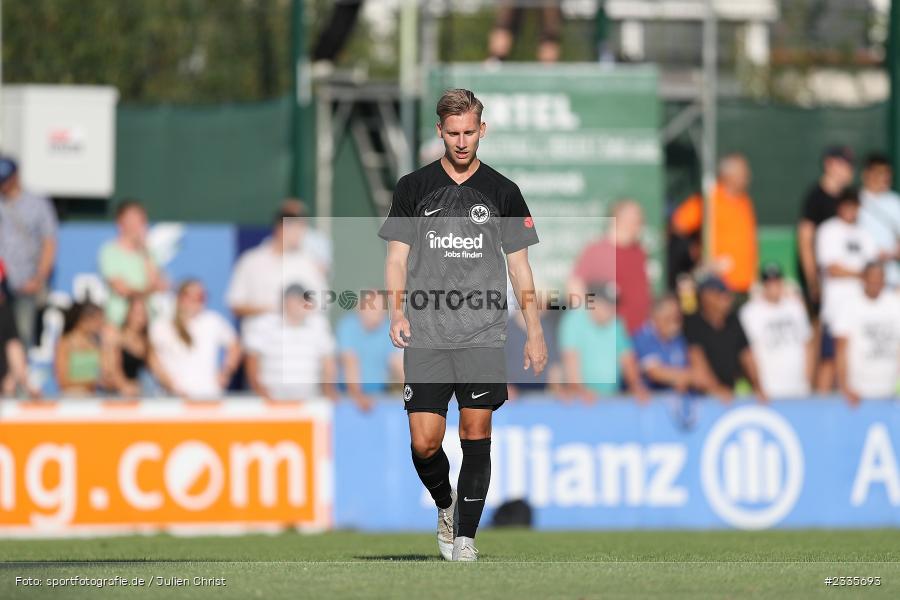 Maximilian Brauburger, Main-Echo Arena, Alzenau, 30.07.2022, HEL, sport, action, Fussball, Juli 2022, Saison 2022/2023, Lotto Hessenliga, SGE, FCB, Eintracht Frankfurt U21, FC Bayern Alzenau - Bild-ID: 2335693 Maximilian Brauburger, Main-Echo Arena, Alzenau, 30.07.2022, HEL, sport, action, Fussball, Juli 2022, Saison 2022/2023, Lotto Hessenliga, SGE, FCB, Eintracht Frankfurt U21, FC Bayern Alzenau - Bild-ID: 2335693