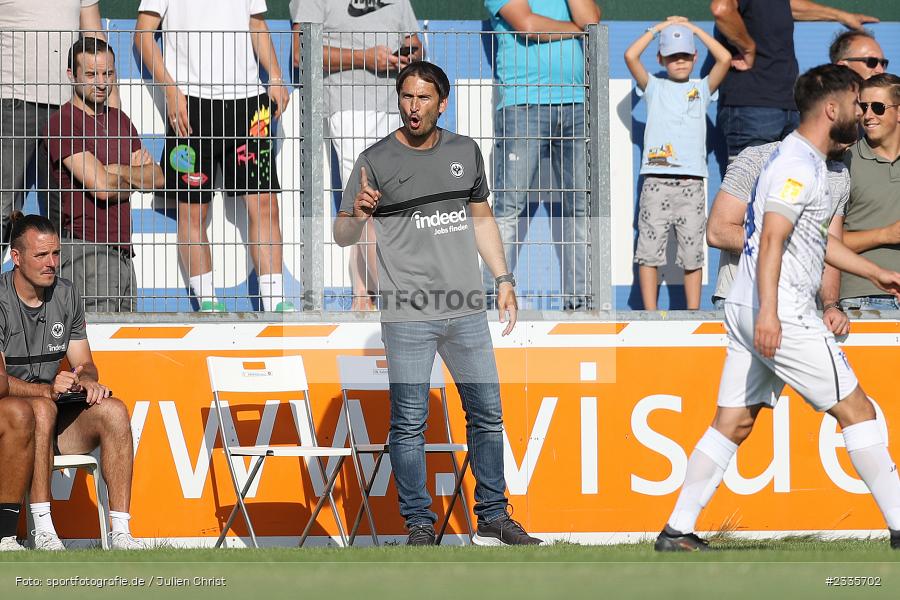 Kristjan Glibo, Main-Echo Arena, Alzenau, 30.07.2022, HEL, sport, action, Fussball, Juli 2022, Saison 2022/2023, Lotto Hessenliga, SGE, FCB, Eintracht Frankfurt U21, FC Bayern Alzenau - Bild-ID: 2335702 Kristjan Glibo, Main-Echo Arena, Alzenau, 30.07.2022, HEL, sport, action, Fussball, Juli 2022, Saison 2022/2023, Lotto Hessenliga, SGE, FCB, Eintracht Frankfurt U21, FC Bayern Alzenau - Bild-ID: 2335702