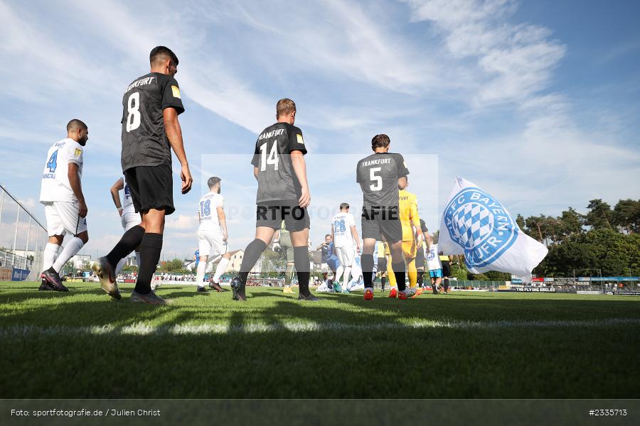 Fynn Otto, Moritz Luca Maurer, Abassin Alikhil, Main-Echo Arena, Alzenau, 30.07.2022, HEL, sport, action, Fussball, Juli 2022, Saison 2022/2023, Lotto Hessenliga, SGE, FCB, Eintracht Frankfurt U21, FC Bayern Alzenau - Bild-ID: 2335713