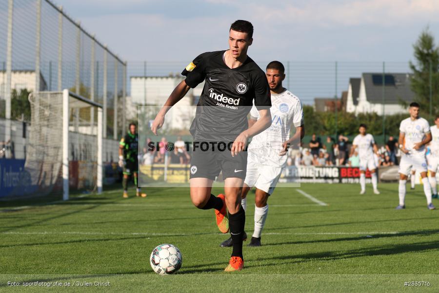 Marcel Wenig, Main-Echo Arena, Alzenau, 30.07.2022, HEL, sport, action, Fussball, Juli 2022, Saison 2022/2023, Lotto Hessenliga, SGE, FCB, Eintracht Frankfurt U21, FC Bayern Alzenau - Bild-ID: 2335716 Marcel Wenig, Main-Echo Arena, Alzenau, 30.07.2022, HEL, sport, action, Fussball, Juli 2022, Saison 2022/2023, Lotto Hessenliga, SGE, FCB, Eintracht Frankfurt U21, FC Bayern Alzenau - Bild-ID: 2335716