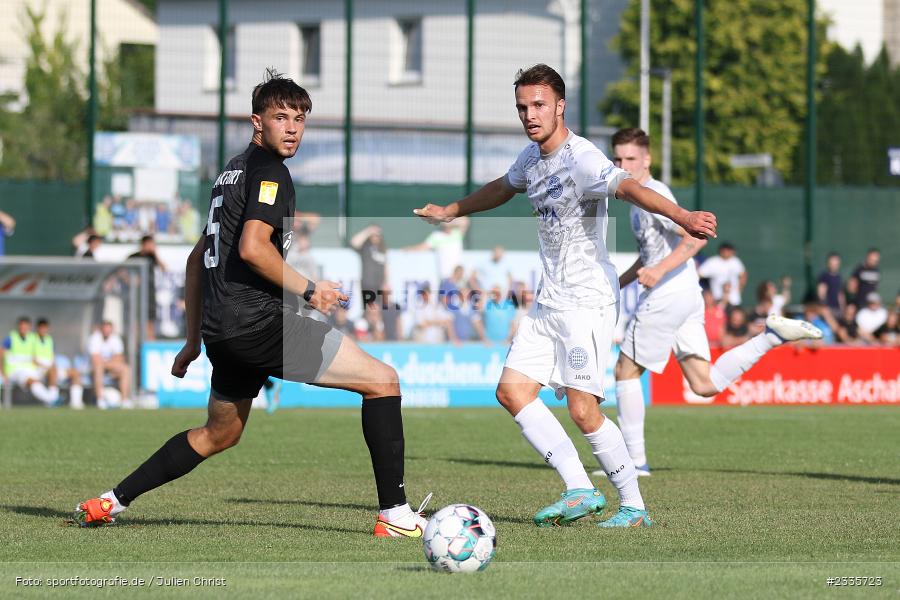 Malik Makey, Main-Echo Arena, Alzenau, 30.07.2022, HEL, sport, action, Fussball, Juli 2022, Saison 2022/2023, Lotto Hessenliga, SGE, FCB, Eintracht Frankfurt U21, FC Bayern Alzenau - Bild-ID: 2335723 Malik Makey, Main-Echo Arena, Alzenau, 30.07.2022, HEL, sport, action, Fussball, Juli 2022, Saison 2022/2023, Lotto Hessenliga, SGE, FCB, Eintracht Frankfurt U21, FC Bayern Alzenau - Bild-ID: 2335723