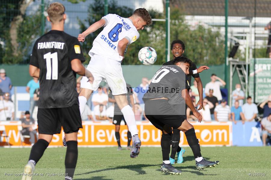 Paul Seikel, Main-Echo Arena, Alzenau, 30.07.2022, HEL, sport, action, Fussball, Juli 2022, Saison 2022/2023, Lotto Hessenliga, SGE, FCB, Eintracht Frankfurt U21, FC Bayern Alzenau - Bild-ID: 2335730 Paul Seikel, Main-Echo Arena, Alzenau, 30.07.2022, HEL, sport, action, Fussball, Juli 2022, Saison 2022/2023, Lotto Hessenliga, SGE, FCB, Eintracht Frankfurt U21, FC Bayern Alzenau - Bild-ID: 2335730