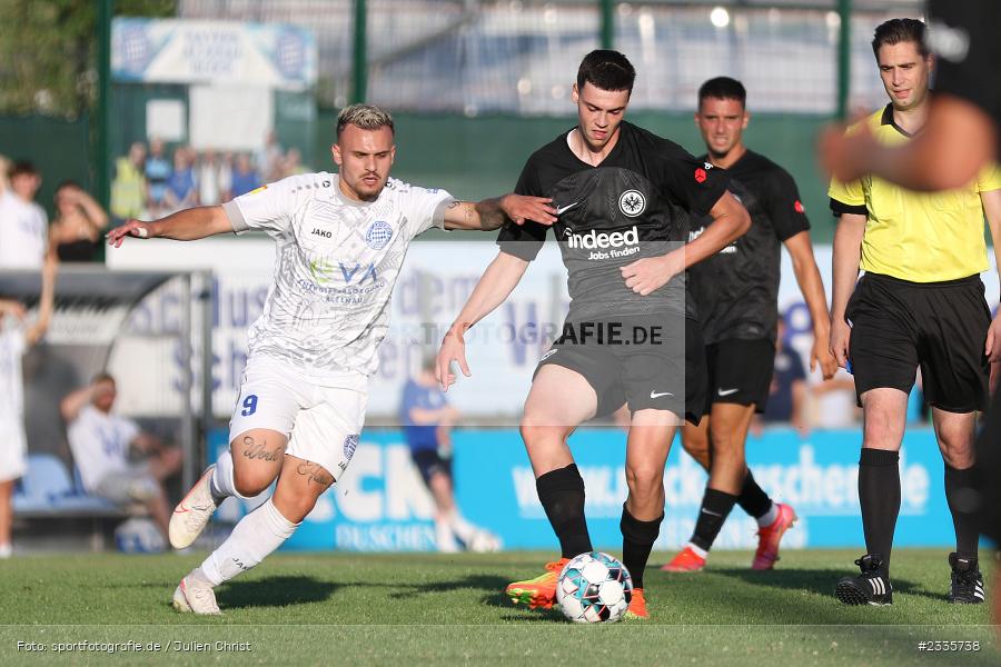 Marcel Wenig, Main-Echo Arena, Alzenau, 30.07.2022, HEL, sport, action, Fussball, Juli 2022, Saison 2022/2023, Lotto Hessenliga, SGE, FCB, Eintracht Frankfurt U21, FC Bayern Alzenau - Bild-ID: 2335738