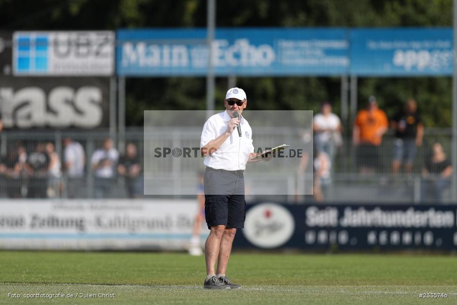 Stadionsprecher, Main-Echo Arena, Alzenau, 30.07.2022, HEL, sport, action, Fussball, Juli 2022, Saison 2022/2023, Lotto Hessenliga, SGE, FCB, Eintracht Frankfurt U21, FC Bayern Alzenau - Bild-ID: 2335746 Stadionsprecher, Main-Echo Arena, Alzenau, 30.07.2022, HEL, sport, action, Fussball, Juli 2022, Saison 2022/2023, Lotto Hessenliga, SGE, FCB, Eintracht Frankfurt U21, FC Bayern Alzenau - Bild-ID: 2335746