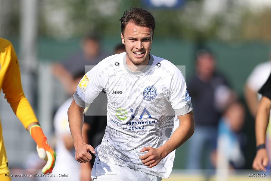 Malik Makey, Main-Echo Arena, Alzenau, 30.07.2022, HEL, sport, action, Fussball, Juli 2022, Saison 2022/2023, Lotto Hessenliga, SGE, FCB, Eintracht Frankfurt U21, FC Bayern Alzenau - Bild-ID: 2335760 Malik Makey, Main-Echo Arena, Alzenau, 30.07.2022, HEL, sport, action, Fussball, Juli 2022, Saison 2022/2023, Lotto Hessenliga, SGE, FCB, Eintracht Frankfurt U21, FC Bayern Alzenau - Bild-ID: 2335760