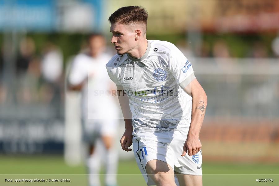 Marvin Heinz, Main-Echo Arena, Alzenau, 30.07.2022, HEL, sport, action, Fussball, Juli 2022, Saison 2022/2023, Lotto Hessenliga, SGE, FCB, Eintracht Frankfurt U21, FC Bayern Alzenau - Bild-ID: 2335770 Marvin Heinz, Main-Echo Arena, Alzenau, 30.07.2022, HEL, sport, action, Fussball, Juli 2022, Saison 2022/2023, Lotto Hessenliga, SGE, FCB, Eintracht Frankfurt U21, FC Bayern Alzenau - Bild-ID: 2335770