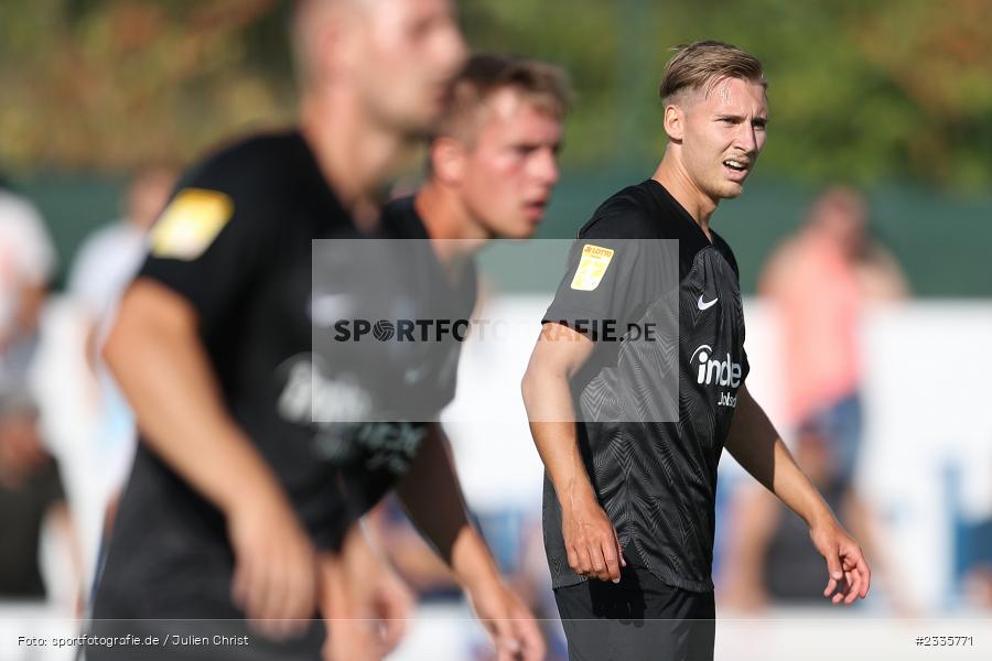 Maximilian Brauburger, Main-Echo Arena, Alzenau, 30.07.2022, HEL, sport, action, Fussball, Juli 2022, Saison 2022/2023, Lotto Hessenliga, SGE, FCB, Eintracht Frankfurt U21, FC Bayern Alzenau - Bild-ID: 2335771 Maximilian Brauburger, Main-Echo Arena, Alzenau, 30.07.2022, HEL, sport, action, Fussball, Juli 2022, Saison 2022/2023, Lotto Hessenliga, SGE, FCB, Eintracht Frankfurt U21, FC Bayern Alzenau - Bild-ID: 2335771