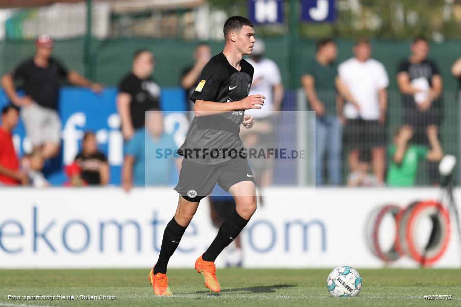 Marcel Wenig, Main-Echo Arena, Alzenau, 30.07.2022, HEL, sport, action, Fussball, Juli 2022, Saison 2022/2023, Lotto Hessenliga, SGE, FCB, Eintracht Frankfurt U21, FC Bayern Alzenau - Bild-ID: 2335772 Marcel Wenig, Main-Echo Arena, Alzenau, 30.07.2022, HEL, sport, action, Fussball, Juli 2022, Saison 2022/2023, Lotto Hessenliga, SGE, FCB, Eintracht Frankfurt U21, FC Bayern Alzenau - Bild-ID: 2335772