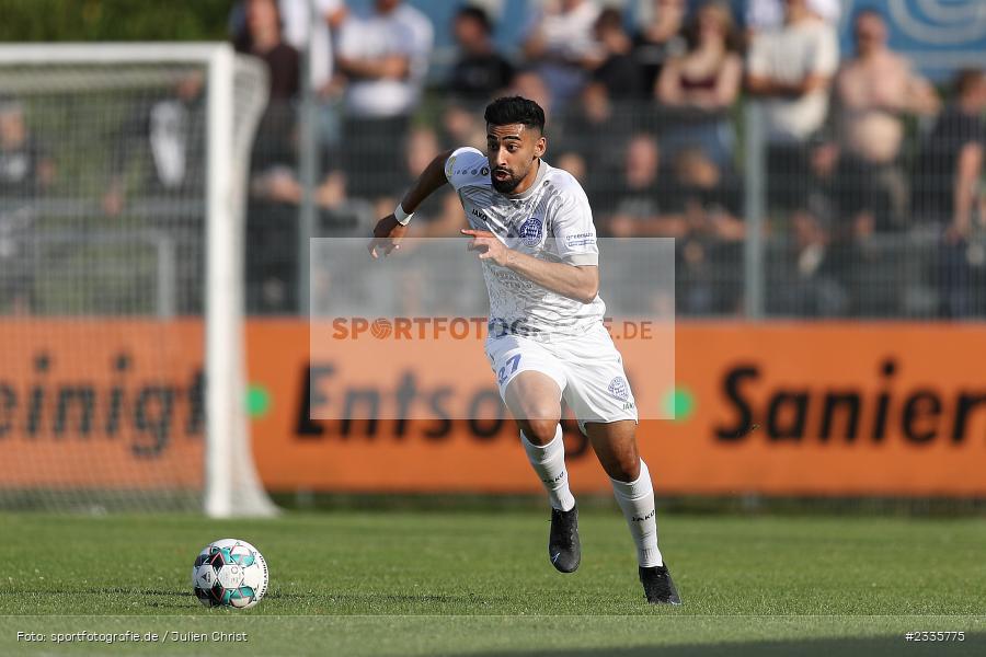 Saher Bhatti, Main-Echo Arena, Alzenau, 30.07.2022, HEL, sport, action, Fussball, Juli 2022, Saison 2022/2023, Lotto Hessenliga, SGE, FCB, Eintracht Frankfurt U21, FC Bayern Alzenau - Bild-ID: 2335775 Saher Bhatti, Main-Echo Arena, Alzenau, 30.07.2022, HEL, sport, action, Fussball, Juli 2022, Saison 2022/2023, Lotto Hessenliga, SGE, FCB, Eintracht Frankfurt U21, FC Bayern Alzenau - Bild-ID: 2335775