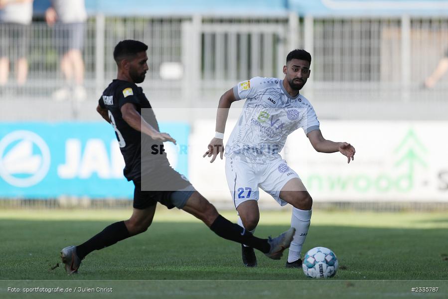 Saher Bhatti, Main-Echo Arena, Alzenau, 30.07.2022, HEL, sport, action, Fussball, Juli 2022, Saison 2022/2023, Lotto Hessenliga, SGE, FCB, Eintracht Frankfurt U21, FC Bayern Alzenau - Bild-ID: 2335787 Saher Bhatti, Main-Echo Arena, Alzenau, 30.07.2022, HEL, sport, action, Fussball, Juli 2022, Saison 2022/2023, Lotto Hessenliga, SGE, FCB, Eintracht Frankfurt U21, FC Bayern Alzenau - Bild-ID: 2335787
