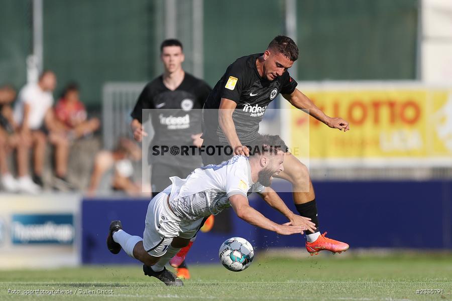 Ihab Darwiche, Main-Echo Arena, Alzenau, 30.07.2022, HEL, sport, action, Fussball, Juli 2022, Saison 2022/2023, Lotto Hessenliga, SGE, FCB, Eintracht Frankfurt U21, FC Bayern Alzenau - Bild-ID: 2335791