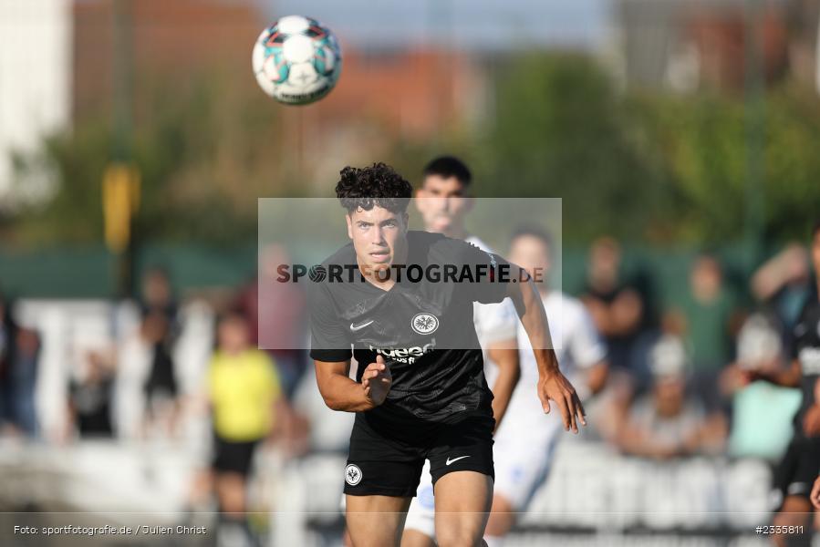 Ignacio Ferri Julia, Main-Echo Arena, Alzenau, 30.07.2022, HEL, sport, action, Fussball, Juli 2022, Saison 2022/2023, Lotto Hessenliga, SGE, FCB, Eintracht Frankfurt U21, FC Bayern Alzenau - Bild-ID: 2335811 Ignacio Ferri Julia, Main-Echo Arena, Alzenau, 30.07.2022, HEL, sport, action, Fussball, Juli 2022, Saison 2022/2023, Lotto Hessenliga, SGE, FCB, Eintracht Frankfurt U21, FC Bayern Alzenau - Bild-ID: 2335811