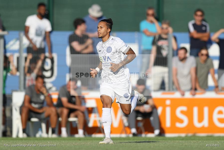 Marcus Alexander, Main-Echo Arena, Alzenau, 30.07.2022, HEL, sport, action, Fussball, Juli 2022, Saison 2022/2023, Lotto Hessenliga, SGE, FCB, Eintracht Frankfurt U21, FC Bayern Alzenau - Bild-ID: 2335812 Marcus Alexander, Main-Echo Arena, Alzenau, 30.07.2022, HEL, sport, action, Fussball, Juli 2022, Saison 2022/2023, Lotto Hessenliga, SGE, FCB, Eintracht Frankfurt U21, FC Bayern Alzenau - Bild-ID: 2335812