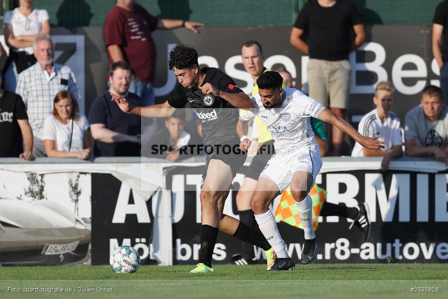 Ignacio Ferri Julia, Main-Echo Arena, Alzenau, 30.07.2022, HEL, sport, action, Fussball, Juli 2022, Saison 2022/2023, Lotto Hessenliga, SGE, FCB, Eintracht Frankfurt U21, FC Bayern Alzenau - Bild-ID: 2335828 Ignacio Ferri Julia, Main-Echo Arena, Alzenau, 30.07.2022, HEL, sport, action, Fussball, Juli 2022, Saison 2022/2023, Lotto Hessenliga, SGE, FCB, Eintracht Frankfurt U21, FC Bayern Alzenau - Bild-ID: 2335828