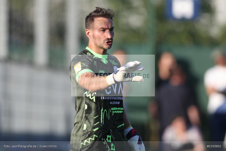 Daniel Endres, Main-Echo Arena, Alzenau, 30.07.2022, HEL, sport, action, Fussball, Juli 2022, Saison 2022/2023, Lotto Hessenliga, SGE, FCB, Eintracht Frankfurt U21, FC Bayern Alzenau - Bild-ID: 2335832 Daniel Endres, Main-Echo Arena, Alzenau, 30.07.2022, HEL, sport, action, Fussball, Juli 2022, Saison 2022/2023, Lotto Hessenliga, SGE, FCB, Eintracht Frankfurt U21, FC Bayern Alzenau - Bild-ID: 2335832