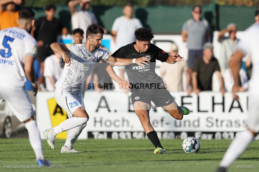 Ignacio Ferri Julia, Main-Echo Arena, Alzenau, 30.07.2022, HEL, sport, action, Fussball, Juli 2022, Saison 2022/2023, Lotto Hessenliga, SGE, FCB, Eintracht Frankfurt U21, FC Bayern Alzenau - Bild-ID: 2335833 Ignacio Ferri Julia, Main-Echo Arena, Alzenau, 30.07.2022, HEL, sport, action, Fussball, Juli 2022, Saison 2022/2023, Lotto Hessenliga, SGE, FCB, Eintracht Frankfurt U21, FC Bayern Alzenau - Bild-ID: 2335833