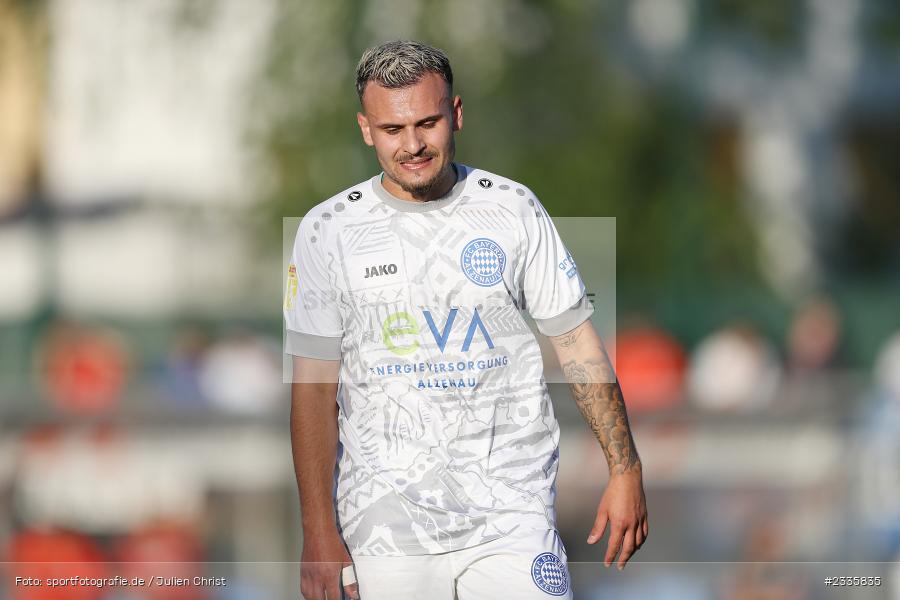 Gianluca Alessandro, Main-Echo Arena, Alzenau, 30.07.2022, HEL, sport, action, Fussball, Juli 2022, Saison 2022/2023, Lotto Hessenliga, SGE, FCB, Eintracht Frankfurt U21, FC Bayern Alzenau - Bild-ID: 2335835 Gianluca Alessandro, Main-Echo Arena, Alzenau, 30.07.2022, HEL, sport, action, Fussball, Juli 2022, Saison 2022/2023, Lotto Hessenliga, SGE, FCB, Eintracht Frankfurt U21, FC Bayern Alzenau - Bild-ID: 2335835