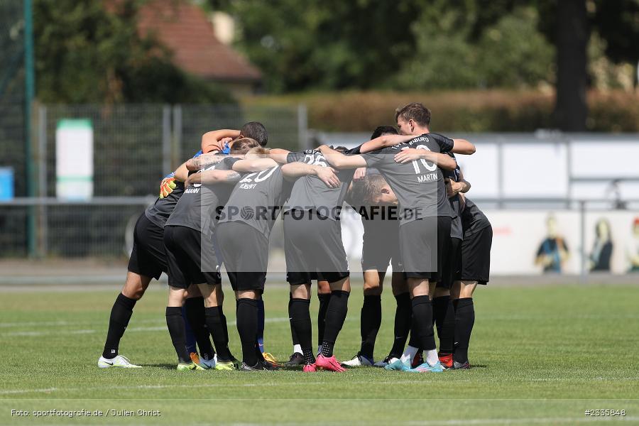 Mannschaftskreis, Schömig Digitaldruck Arena, Rimpar, 30.07.2022, BFV, sport, action, Fussball, Juli 2022, Saison 2022/2023, Landesliga Nordwest, TSV, ASV, TSV Karlburg, ASV Rimpar - Bild-ID: 2335848