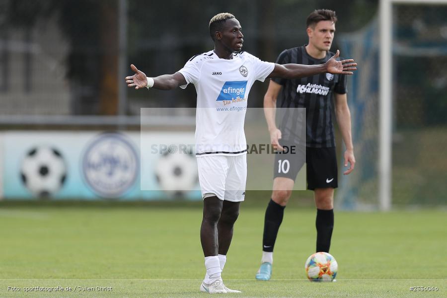 Mamadou Bah, Schömig Digitaldruck Arena, Rimpar, 30.07.2022, BFV, sport, action, Fussball, Juli 2022, Saison 2022/2023, Landesliga Nordwest, TSV, ASV, TSV Karlburg, ASV Rimpar - Bild-ID: 2336046