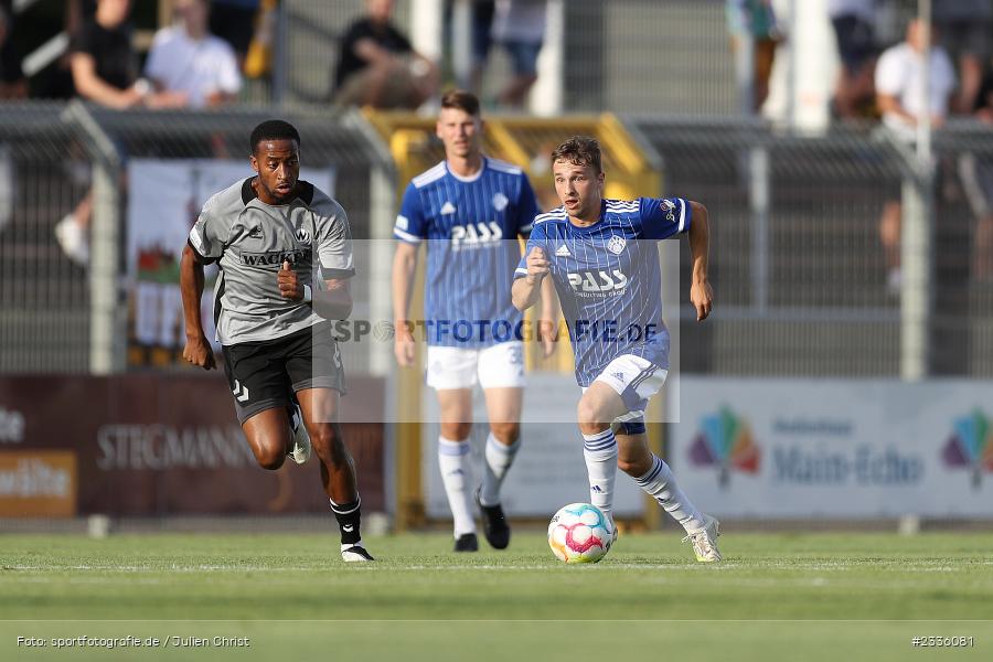 Alexandru Paraschiv, Stadion am Schönbusch, Aschaffenburg, 02.08.2022, BFV, sport, action, Fussball, August 2022, Saison 2022/2023, RLB, Regionalliga Bayern, SVW, SVA, SV Wacker Burghausen, SV Viktoria Aschaffenburg - Bild-ID: 2336081 Alexandru Paraschiv, Stadion am Schönbusch, Aschaffenburg, 02.08.2022, BFV, sport, action, Fussball, August 2022, Saison 2022/2023, RLB, Regionalliga Bayern, SVW, SVA, SV Wacker Burghausen, SV Viktoria Aschaffenburg - Bild-ID: 2336081