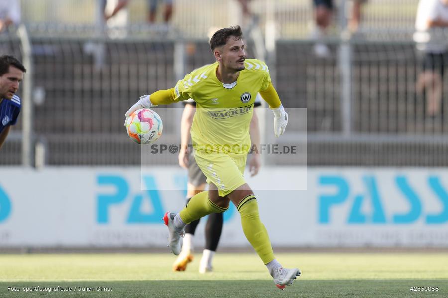 Markus Schöller, Stadion am Schönbusch, Aschaffenburg, 02.08.2022, BFV, sport, action, Fussball, August 2022, Saison 2022/2023, RLB, Regionalliga Bayern, SVW, SVA, SV Wacker Burghausen, SV Viktoria Aschaffenburg - Bild-ID: 2336088 Markus Schöller, Stadion am Schönbusch, Aschaffenburg, 02.08.2022, BFV, sport, action, Fussball, August 2022, Saison 2022/2023, RLB, Regionalliga Bayern, SVW, SVA, SV Wacker Burghausen, SV Viktoria Aschaffenburg - Bild-ID: 2336088