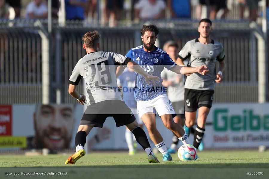 Clay Verkaj, Stadion am Schönbusch, Aschaffenburg, 02.08.2022, BFV, sport, action, Fussball, August 2022, Saison 2022/2023, RLB, Regionalliga Bayern, SVW, SVA, SV Wacker Burghausen, SV Viktoria Aschaffenburg - Bild-ID: 2336100 Clay Verkaj, Stadion am Schönbusch, Aschaffenburg, 02.08.2022, BFV, sport, action, Fussball, August 2022, Saison 2022/2023, RLB, Regionalliga Bayern, SVW, SVA, SV Wacker Burghausen, SV Viktoria Aschaffenburg - Bild-ID: 2336100