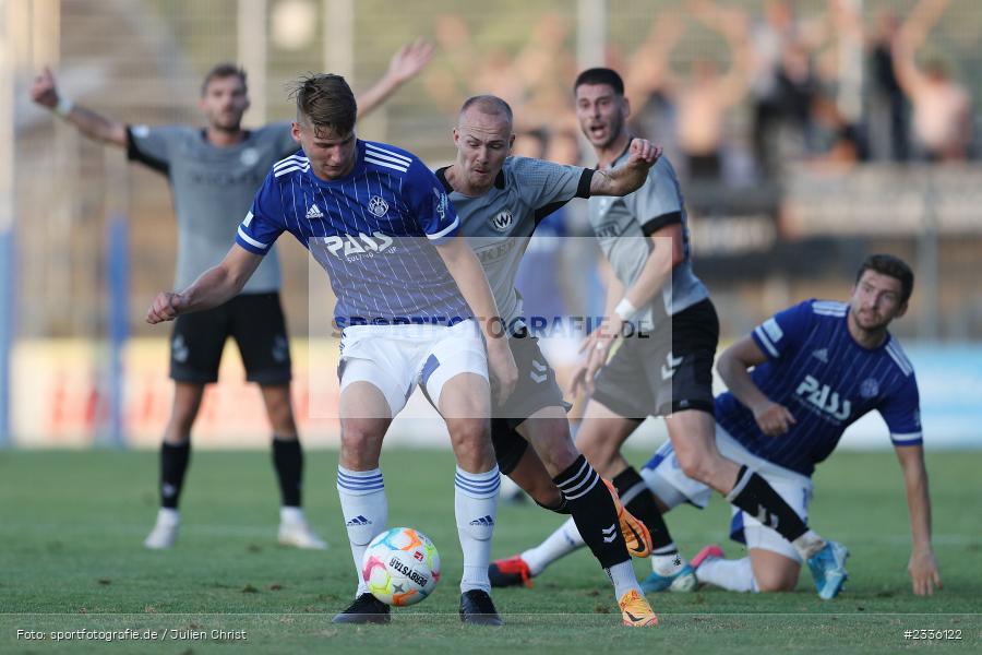 Niklas Borger, Stadion am Schönbusch, Aschaffenburg, 02.08.2022, BFV, sport, action, Fussball, August 2022, Saison 2022/2023, RLB, Regionalliga Bayern, SVW, SVA, SV Wacker Burghausen, SV Viktoria Aschaffenburg - Bild-ID: 2336122 Niklas Borger, Stadion am Schönbusch, Aschaffenburg, 02.08.2022, BFV, sport, action, Fussball, August 2022, Saison 2022/2023, RLB, Regionalliga Bayern, SVW, SVA, SV Wacker Burghausen, SV Viktoria Aschaffenburg - Bild-ID: 2336122