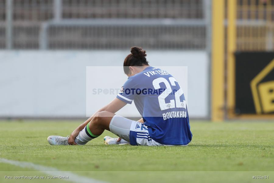 Hamza Boutakhrit, Stadion am Schönbusch, Aschaffenburg, 02.08.2022, BFV, sport, action, Fussball, August 2022, Saison 2022/2023, RLB, Regionalliga Bayern, SVW, SVA, SV Wacker Burghausen, SV Viktoria Aschaffenburg - Bild-ID: 2336131