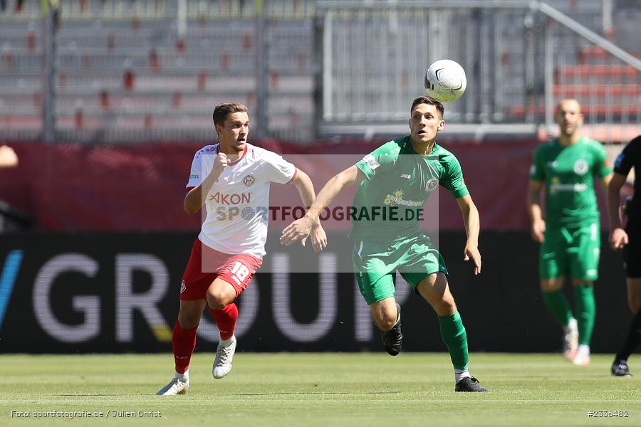 Maximilian Zaiser, FLYERALARM Arena, Würzburg, 06.08.2022, BFV, sport, action, Fussball, August 2022, Saison 2022/2023, RLB, Regionalliga Bayern, ANS, FWK, SpVgg Ansbach, FC Würzburger Kickers - Bild-ID: 2336482