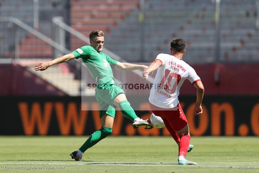 Daniel Schelhorn, FLYERALARM Arena, Würzburg, 06.08.2022, BFV, sport, action, Fussball, August 2022, Saison 2022/2023, RLB, Regionalliga Bayern, ANS, FWK, SpVgg Ansbach, FC Würzburger Kickers - Bild-ID: 2336491