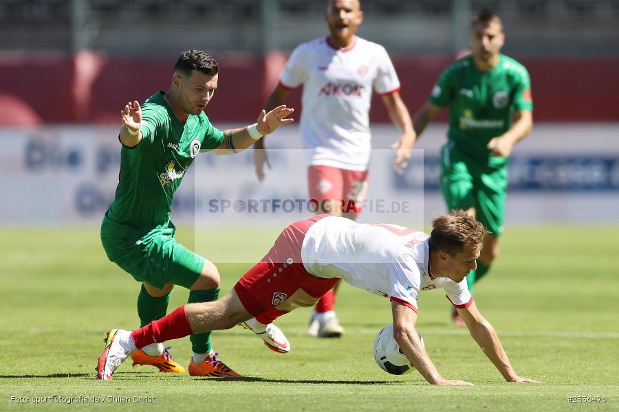 Patrick Kroiß, FLYERALARM Arena, Würzburg, 06.08.2022, BFV, sport, action, Fussball, August 2022, Saison 2022/2023, RLB, Regionalliga Bayern, ANS, FWK, SpVgg Ansbach, FC Würzburger Kickers - Bild-ID: 2336496 Patrick Kroiß, FLYERALARM Arena, Würzburg, 06.08.2022, BFV, sport, action, Fussball, August 2022, Saison 2022/2023, RLB, Regionalliga Bayern, ANS, FWK, SpVgg Ansbach, FC Würzburger Kickers - Bild-ID: 2336496