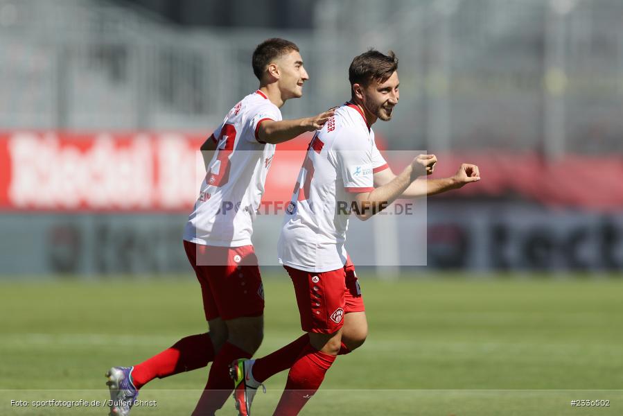 Dominik Meisel, FLYERALARM Arena, Würzburg, 06.08.2022, BFV, sport, action, Fussball, August 2022, Saison 2022/2023, RLB, Regionalliga Bayern, ANS, FWK, SpVgg Ansbach, FC Würzburger Kickers - Bild-ID: 2336502
